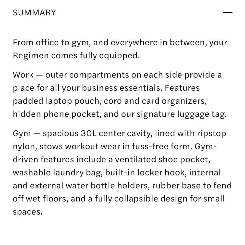 Stuart and Lau The Regimen Gym Bag